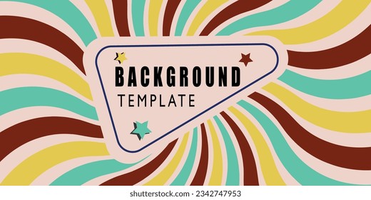 70s colorful retro theme background