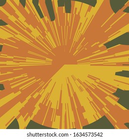 70s Vintage Boom Comic Explosions Template