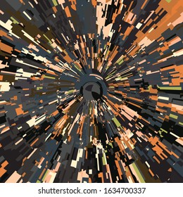 70s Vintage Boom Comic Explosions Template