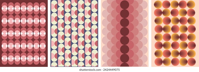 70s hippie retro color scheme, checkered squares, classic modernist style, repetitive rhythm, space, texture, background.