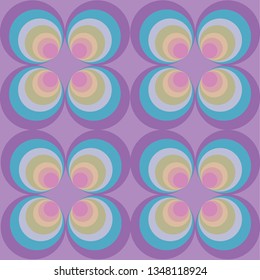 70s pastel pattern background