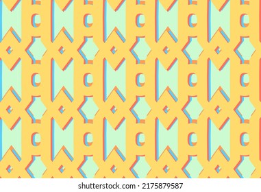 70s Retro abstract power pattern background