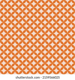 Patrón retro geométrico vectorial sin fisuras de los años 70. Perfecto para la decoración de la casa, la tela de papel envolvente y el diseño de papel pintado.