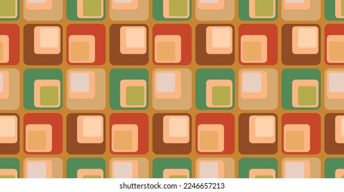 70's retro modern pattern seamless pattern vector illustration