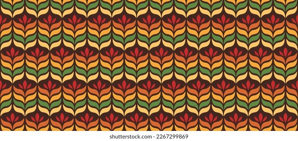70's retro modern pattern seamless pattern vector illustration