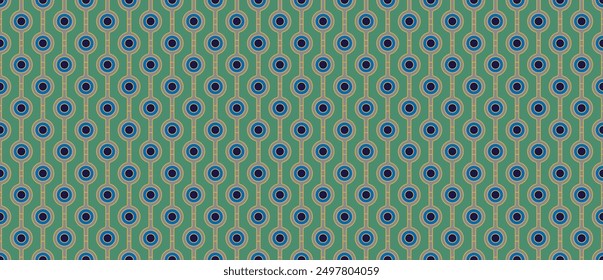 70s retro modern pattern wallpaper vector illustration