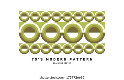 70s retro modern vector illustration