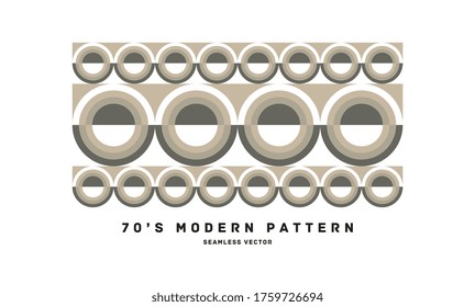 70s retro modern vector illustration