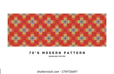 70s retro modern vector illustration