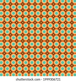 70s Retro Pattern Background Texture