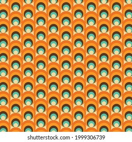 70s Retro Pattern Background Texture