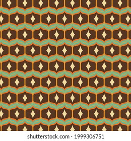 70s Retro Pattern Background Texture