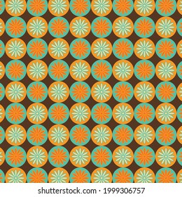 70s Retro Pattern Background Texture