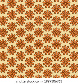 70s Retro Pattern Background Texture