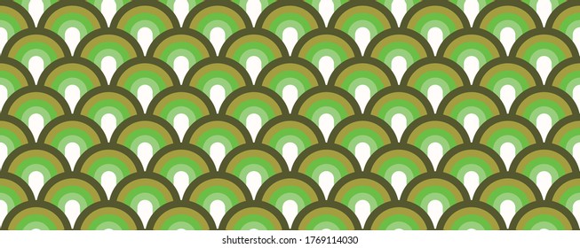 70's retro pattern material vector illustration