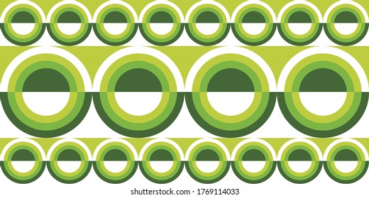 70's retro pattern material vector illustration