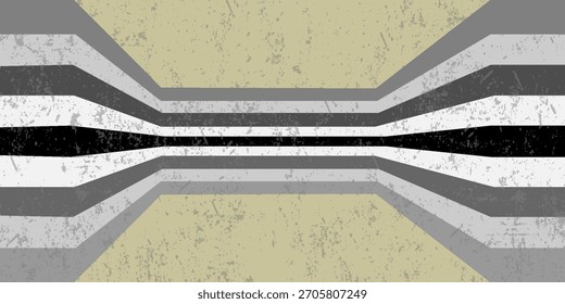 70s retro perspective lines rainbow background. Vintage grunge colourful stripes banner, backdrop and wallpaper vector.	
