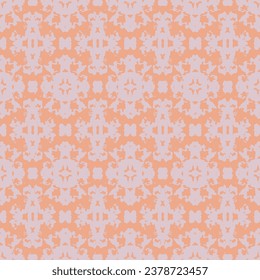 70's Retro Seamless Pattern. 60s and 70s Aesthetic Style.  Azulejos tiles patchwork. Portuguese and Spain decor.