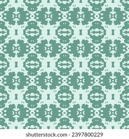 70's Retro Seamless Pattern. 60s and 70s Aesthetic Style. Bizarre Art Illustration