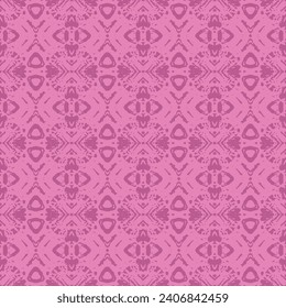 70's Retro Seamless Pattern. 60s and 70s Aesthetic Style. Bizarre Art Illustration