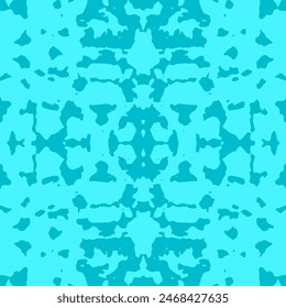 70's Retro Seamless Pattern. 60s and 70s Aesthetic Style.  Azulejos tiles patchwork. Portuguese and Spain decor.