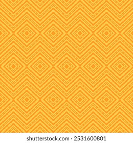 70's Retro Seamless Pattern. 60s and 70s Aesthetic Style. Decorative ornament in retro vintage design style. 