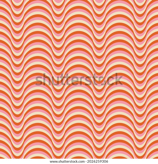 70s Retro Seamless Pattern 60s 70s Stock Vector Royalty Free 2026259306 Shutterstock 5645