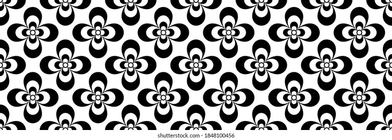 70's retro seamless pattern material vector illustration
