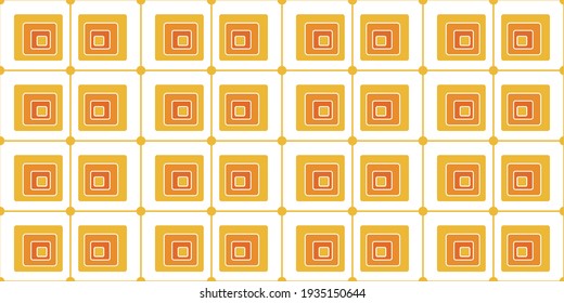 70's retro seamless wallpaper pattern material  vector illustration	