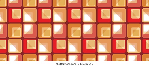 70's retro seamless wallpaper pattern material, vector illustration