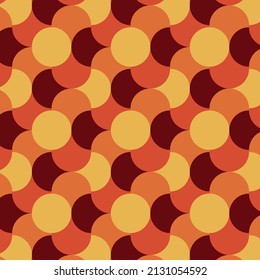 70s retro vintage Mid Century Modern Seamless Pattern