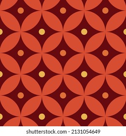 70s retro vintage Mid Century Modern Seamless Pattern