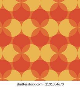 70s retro vintage Mid Century Modern Seamless Pattern