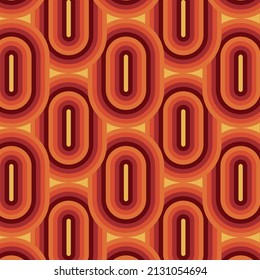 70s retro vintage Mid Century Modern Seamless Pattern