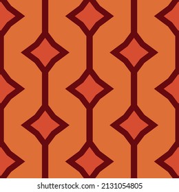 70s retro vintage Mid Century Modern Seamless Pattern