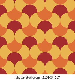 70s retro vintage Mid Century Modern Seamless Pattern