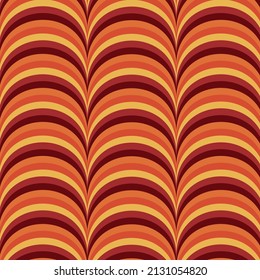 70s retro vintage Mid Century Modern Seamless Pattern