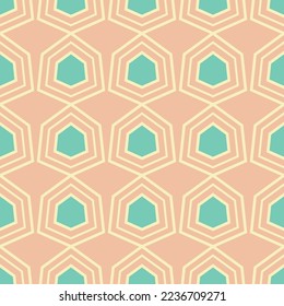 70s retro vintage Mid Century Modern Seamless Pattern