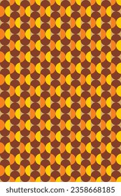 70s retro vintage Mid Century Modern Seamless Pattern eps 10