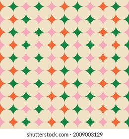 70s retro vintage pattern background