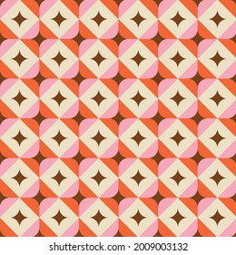 70s retro vintage pattern background