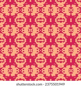 70s retro vintage pattern background Patchwork tiles. Hexagon pattern