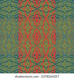 70s retro vintage pattern background Square shapes texture retro style geometric ornament.