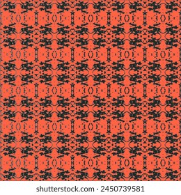 70s retro vintage pattern background Bizarre Art Illustration