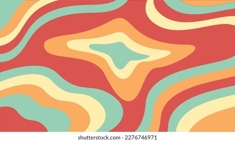 70s style desktop backgroun vector version