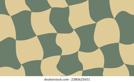 70s vintage background Green yelllow