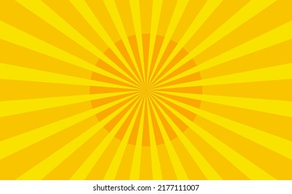 70s Vintage summer color ray retro radial sunburst background. Template for presentation, social media, creative studio, website landing page.