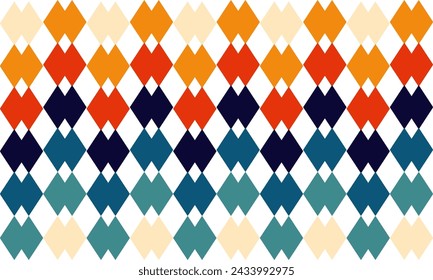 70's year themes color diamond strip repeat pattern, replete image design for fabric pattern or wallpaper, checker board