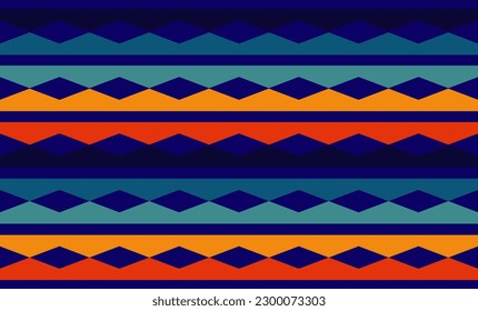 70's year themes color triangle strip repeat pattern, replete image design for fabric pattern or wallpaper