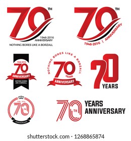 70th Anniversary, 70 Year, Anniversary Logo